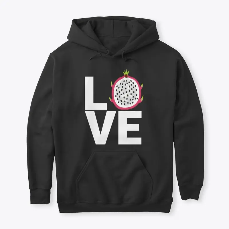 Hoodie LOVE: Dragon Fruit (Multi Colors)