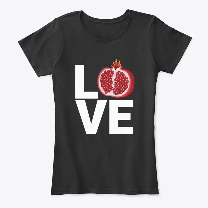 Women's LOVE: Pomegranate - Multi Colors